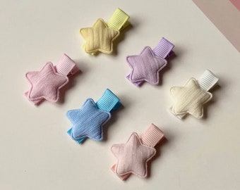 Baby hair clips, baby hair bows, No slip hair clips, Toddler hair clips, Toddler hair bows, Star Hair Clips