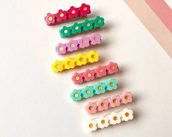 Acrylic Hair Clips, Clips, Resin Hair Clip, Girl hair clips, Girl Snap Clips, No slip hair clips, hair clips, Flower Hair Clip