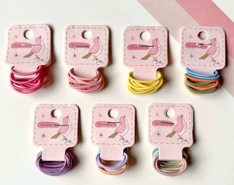 Baby Hair Ties, Toddler Hair Ties, Ponytail Holders, Hair Ties, Hair Elastics, Girl Hair Ties