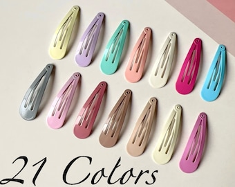 Hair clips, toddler hair clips, snap clips, girl snap clips, No slip hair clips, Simple Hair Clips, Barrette, Girl Hair Clips
