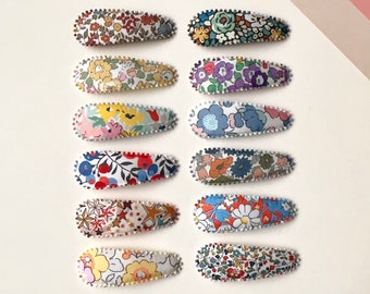 No Slip Hair clips, toddler hair clips, snap clips, girl snap clips, Barrette, No slip hair clips, Girl Hair Clips, Floral Hair Clips