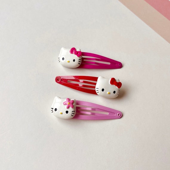Hello Kitty Hair Clips No Slip Hair Clip Toddler Hair Clips Girl Hair Clips Girl Snap Clips Snap Clip Baby Hair Clips Barrette Etsy UK