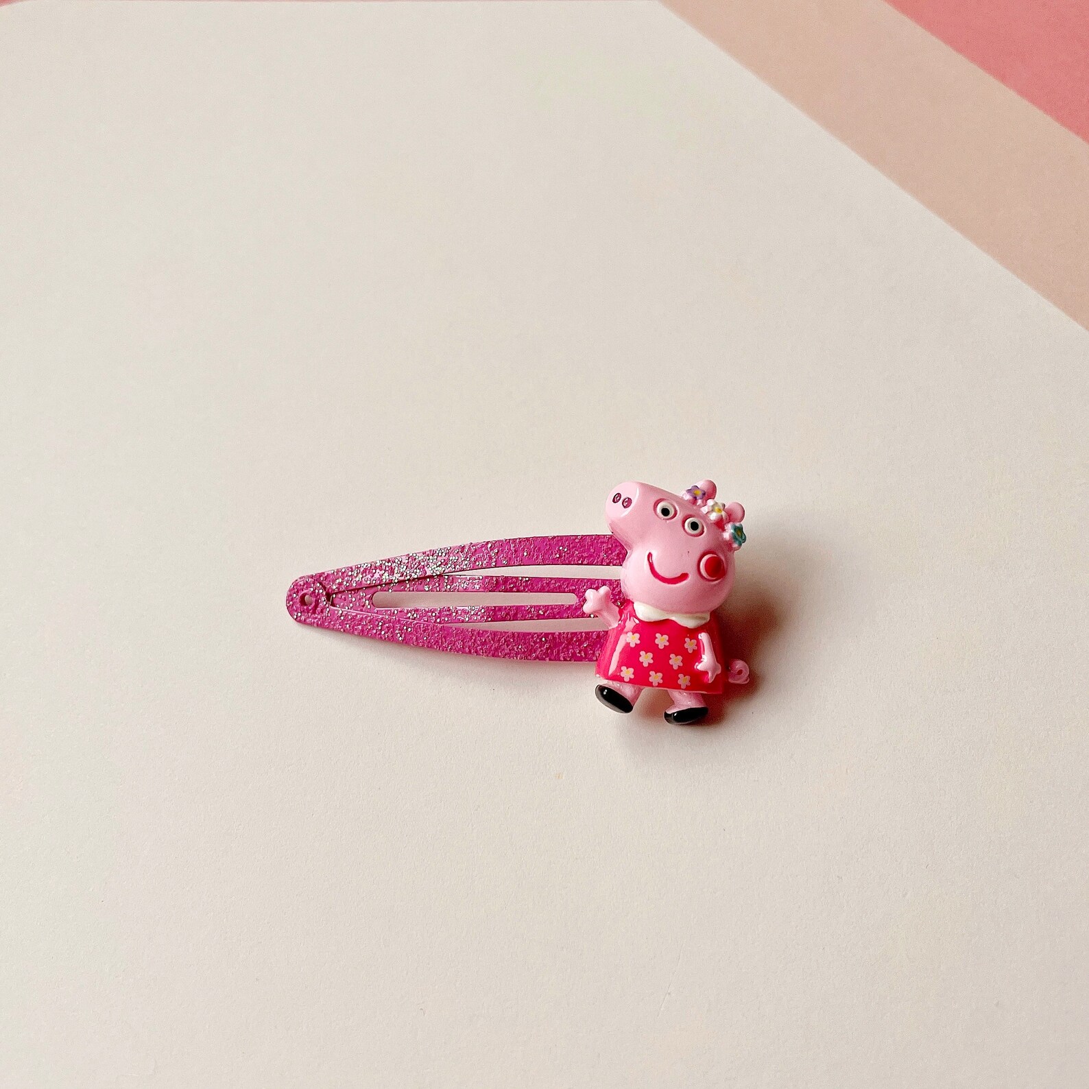 Peppa Pig Hair Clips Baby hair clips baby hair bows Toddler Etsy