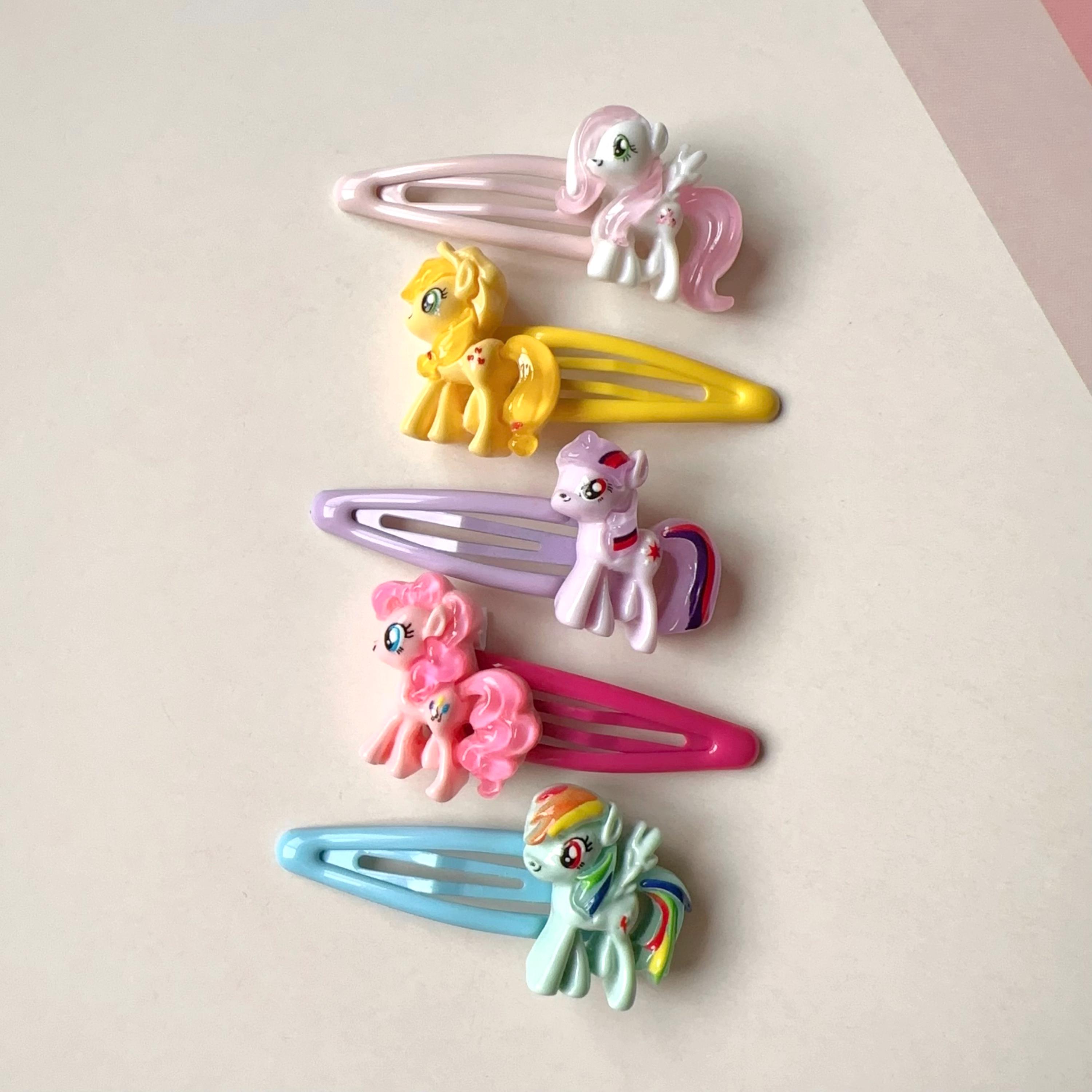 Mlp Paper Clips My Little Pony Hair Clips, Toddler Snap Clips, Toddler Hair Clips, Girl ...