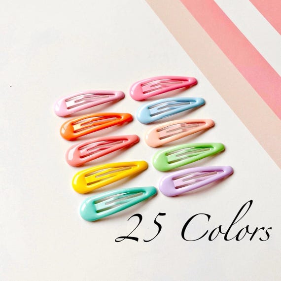 Hair clips, toddler hair clips, snap clips, girl snap clips, No slip hair clips, Barrette, Simple Hair Clips, Girl Hair Clips