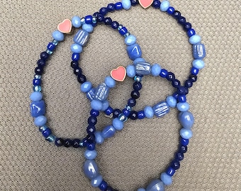 Blue Solidarity Friendship Bracelet | Supports and Symbolizes Minorites and Women's Rights
