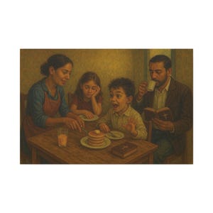 Wandkunst, Frühstückstisch Bibel, Küchendekoration, Christliches Geschenk, Schriftzitat, Esszimmer Wanddekoration