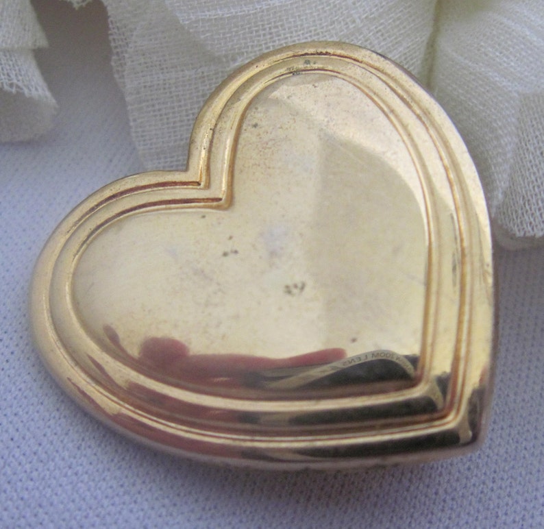 Disney Brooch 1993 Club Brooch Gold Heart The Variety Club Brooch Pin With Border Collectible