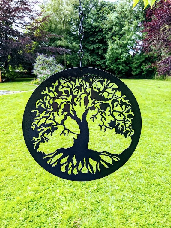 Tree of Life Metal Garden Art. Home Garden Patio Decoration Etsy UK