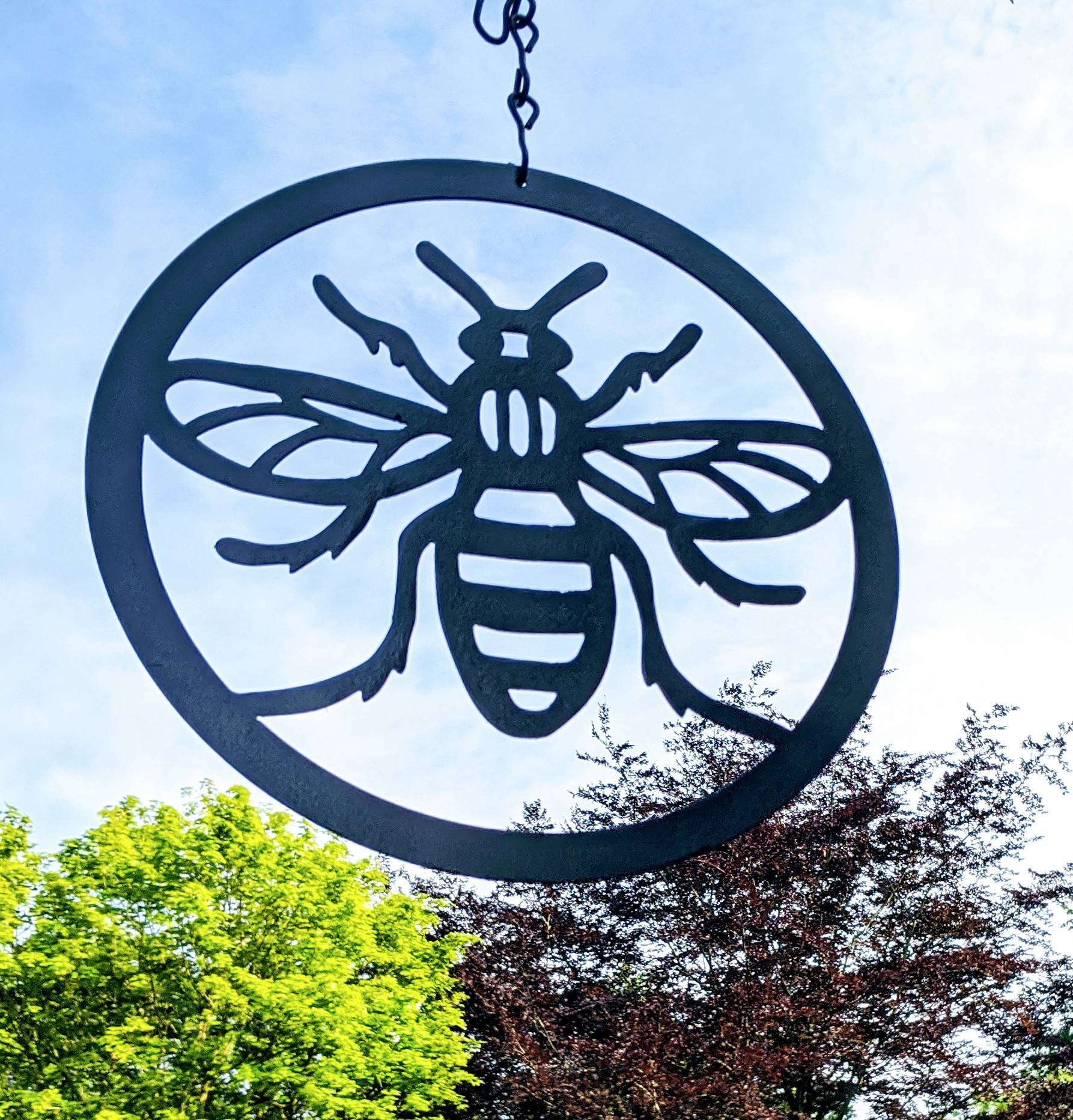 Metal Manchester Bee Garden Art. Home Garden Patio Etsy