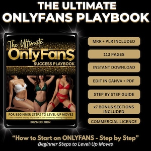 OnlyFans Success Playbook, The Ultimate Step-by-Step Guide (Digital Download)