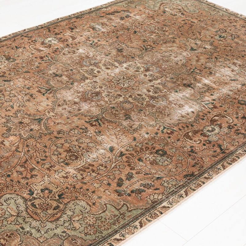 Distressed Rug - Etsy