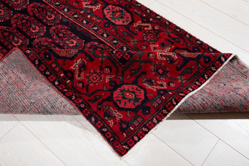 16 ft Long Rare Vintage Runner Rug, Antique Turkish Collectible Hallway Carpet, Handmade Runner Rug 16' 9" x 3' 7" #4192 image 1