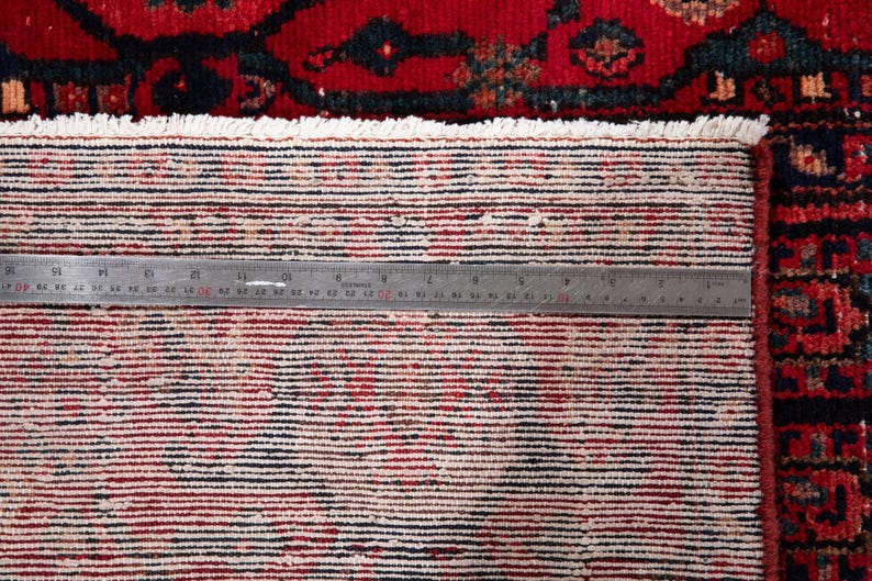 16 ft Long Rare Vintage Runner Rug, Antique Turkish Collectible Hallway Carpet, Handmade Runner Rug 16' 9" x 3' 7" #4192 image 10