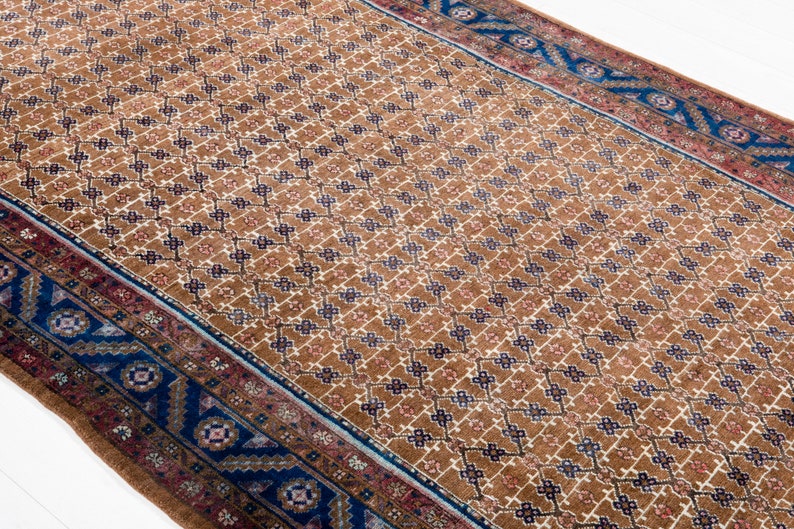 Flash Sale 5x10 Excellent Vintage Rug Brown 9' 11 X 5' 3 Handknotted