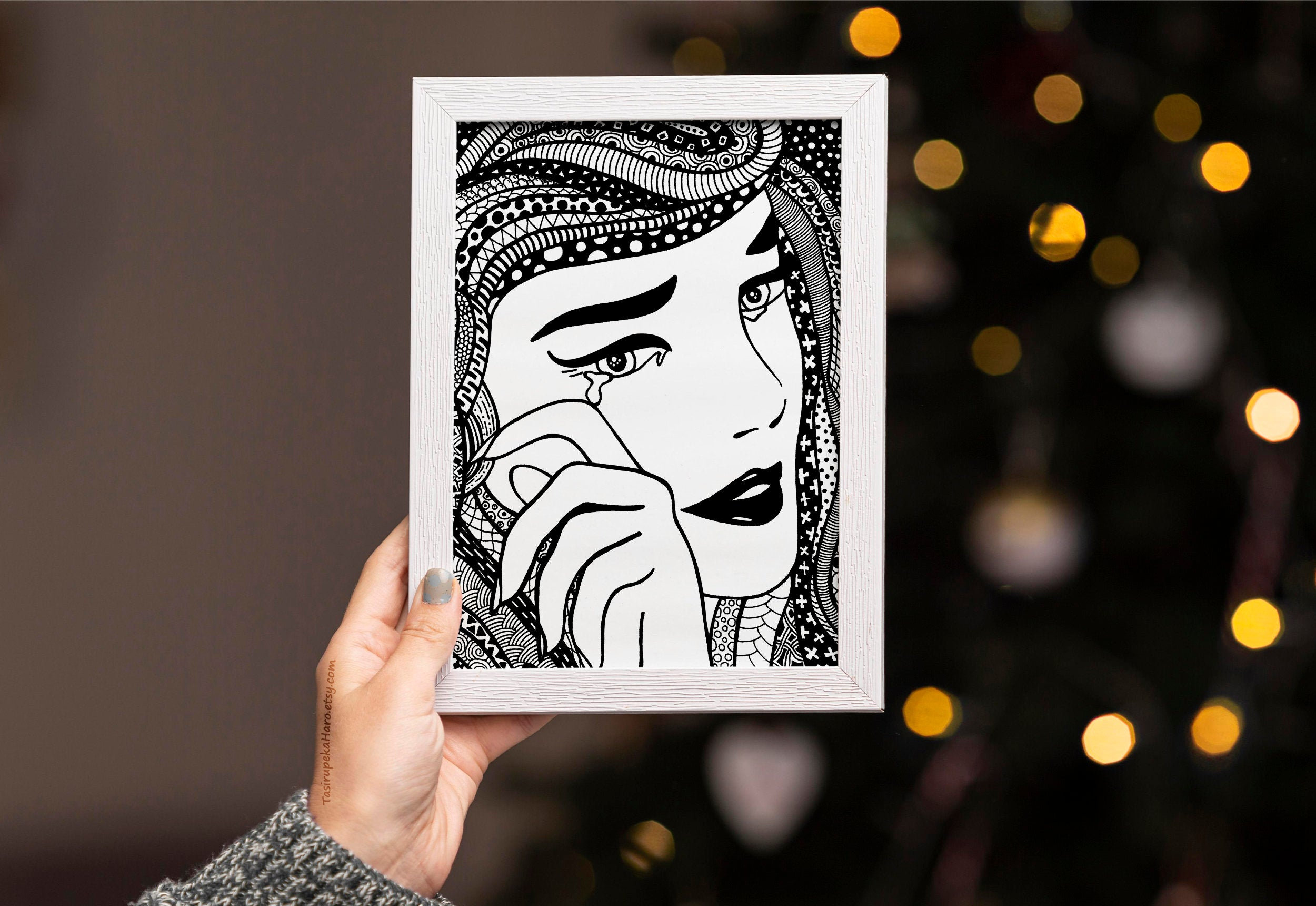Roy Lichtenstein Pop Art Illustration Crying Girl Wall Art Etsy Roy Lichtenstein Pop Art Illustration Crying Girl Wall Art Etsy