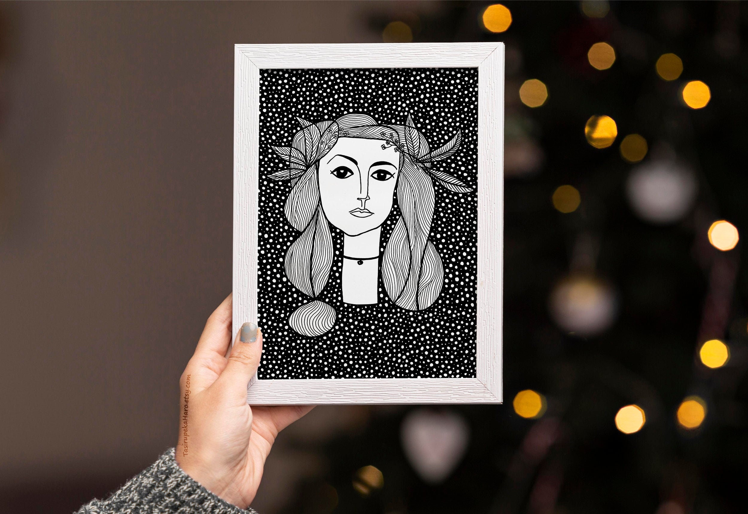woman decoration art,surreal illustration Pablo Picasso print Picasso painting dot Cubism Woman Picasso wall art print Abstract woman