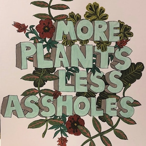 Mehr Pflanzen! - 9 "x12" DRUCK