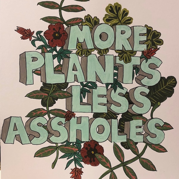 Mehr Pflanzen! - 9 "x12" DRUCK