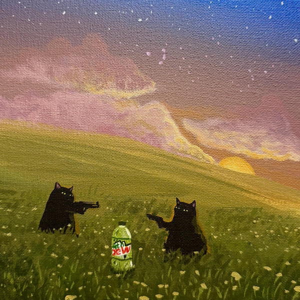 Mountain Duel  - PRINT