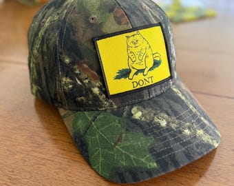 DON'T -  6-Panel Camo Hat