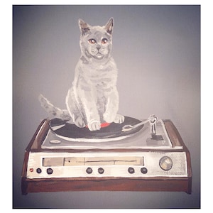 Record Cat- 9x12 PRINT