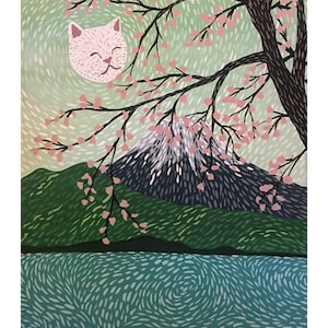 Mt. Fuji - 9x12 PRINT