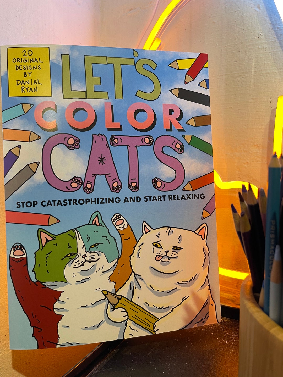 Let’s Color Cats! - a Very Danial Ryan Coloring Book - Etsy