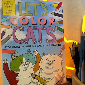 Cat Coloring Book: Cat Gifts for Toddlers, Kids ages 4-8, Girls Ages 8-12  or Adult Relaxation Cute Stress Relief Animal Birthday Coloring (Paperback)