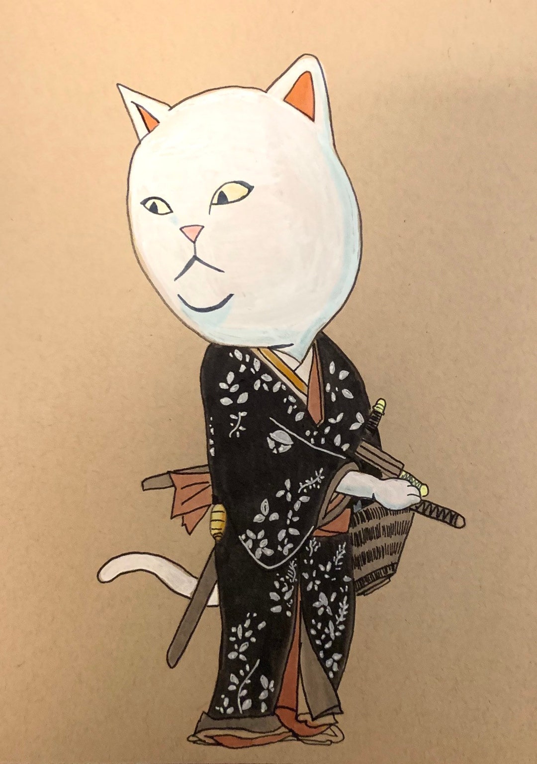 Samurai- PRINT - Etsy