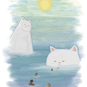 Drunk Tourists of Cat Resort - PRINT