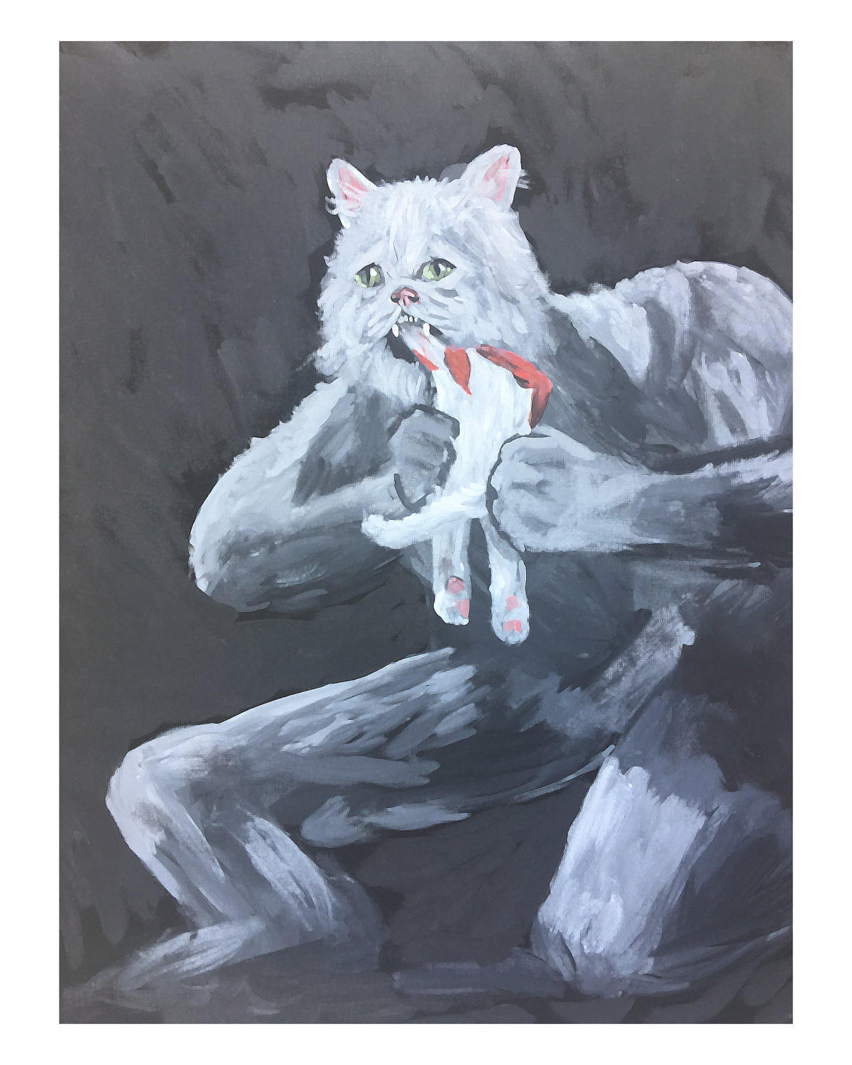 Saturn Devouring His Son Parody