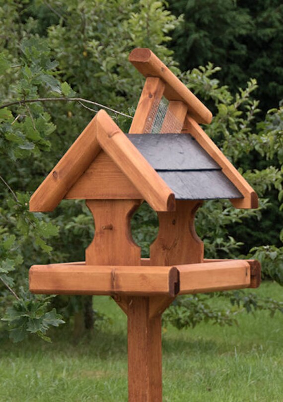 Verwood Extra Slate Roof Bird Table Etsy
