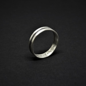Men&#39;s Ring,Personalized Ring, Secret Message Ring, Simple Sterling Silver Ring, Promice Ring, Engraved Band, Men&#39;s Wedding Ring,Unisex ring