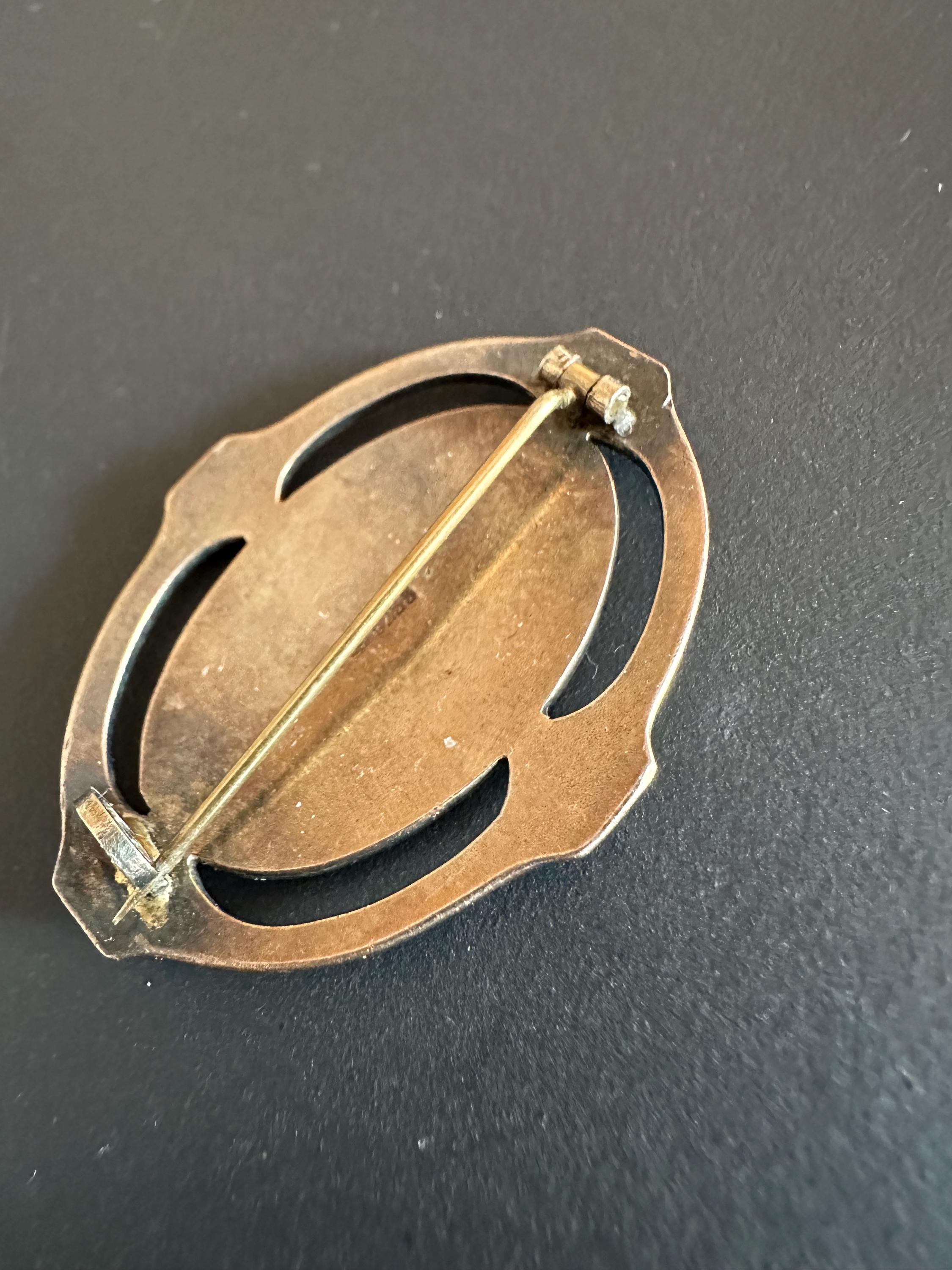 アクセル ホルムセン スターリング シルバー エナメル ヴィンテージ