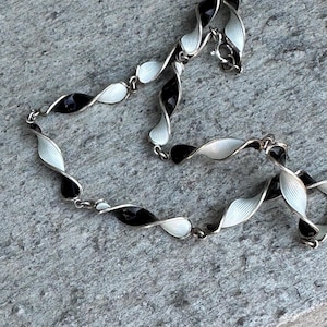 Arne Nordlie Necklace Enamel Sterling Silver Norway Norwegian estate vintage