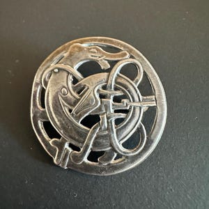 David Andersen vintage Sterling silver Brooch Saga Viking