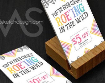 Caught Roe'ing in the Wild Card Design Set- Ten Percent five dollars discount Roeing wild Information Consultant personalized Arrow