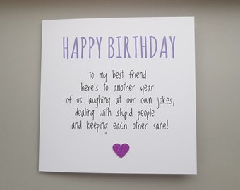 birthday card ideas for best friend girl