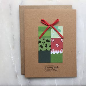 Christmas Gift Card Set Christmas Gift, Handmade Christmas Card Set, Have Yourself a Merry Little Christmas image 2