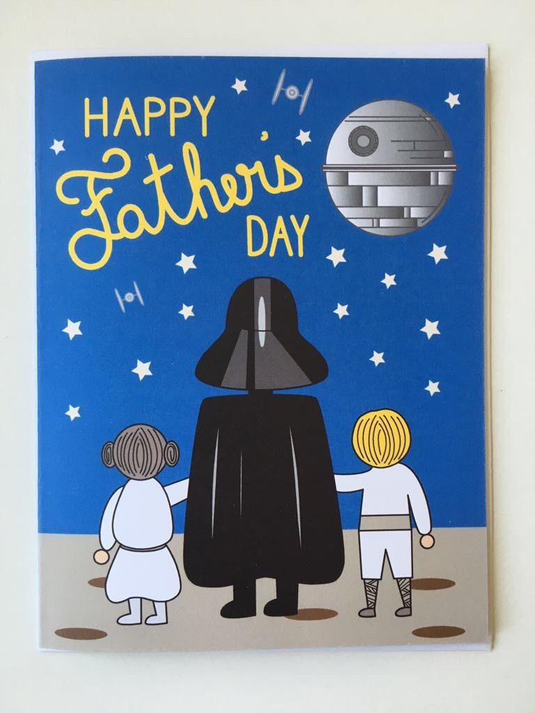 Star Wars Card - Star Wars Father's Day Card, Darth Vader Card