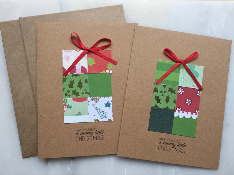 Christmas Gift Card Set Christmas Gift, Handmade Christmas Card Set, Have Yourself a Merry Little Christmas image 1