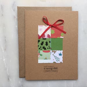 Christmas Gift Card Set Christmas Gift, Handmade Christmas Card Set, Have Yourself a Merry Little Christmas image 3