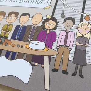 The Office Birthday Card The Office TV Show Card, Dunder Mifflin Card, It is Your Birthday Card, Michael Dwight Jim Pam Card, Birthday image 4