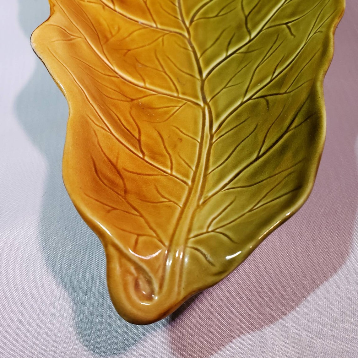 Royal Winton Autumn Leaf Dish Made in England Etsy