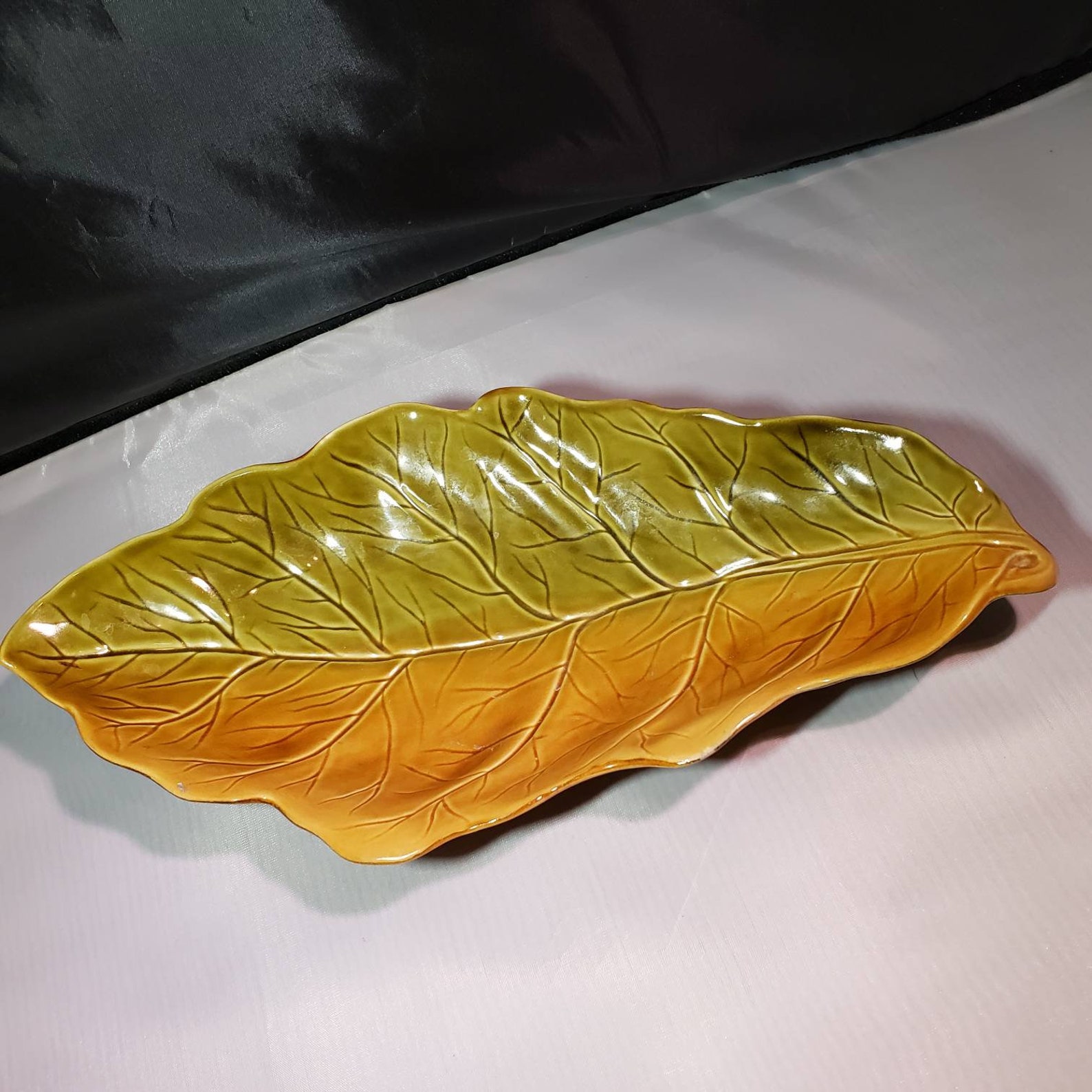 Royal Winton Autumn Leaf Dish Made in England Etsy