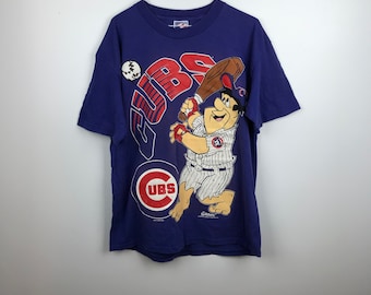 Soft Style Womens Chicago C Baseball T Shirt Vintage Distressed 36 and Oh