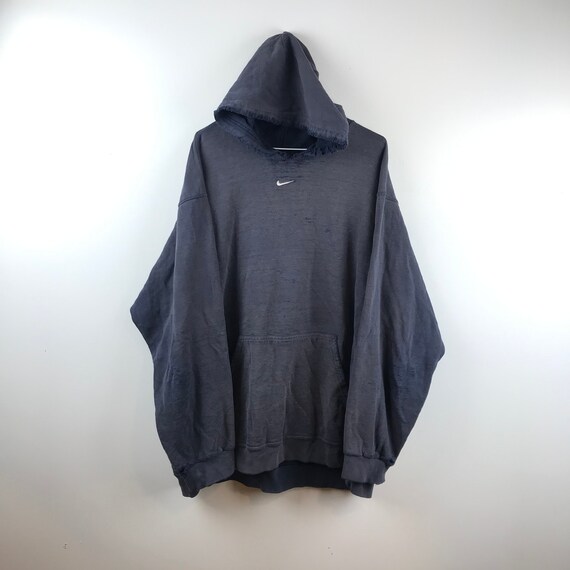 Vintage 90s - NIKE - Mini Swoosh - Navy Sun Faded