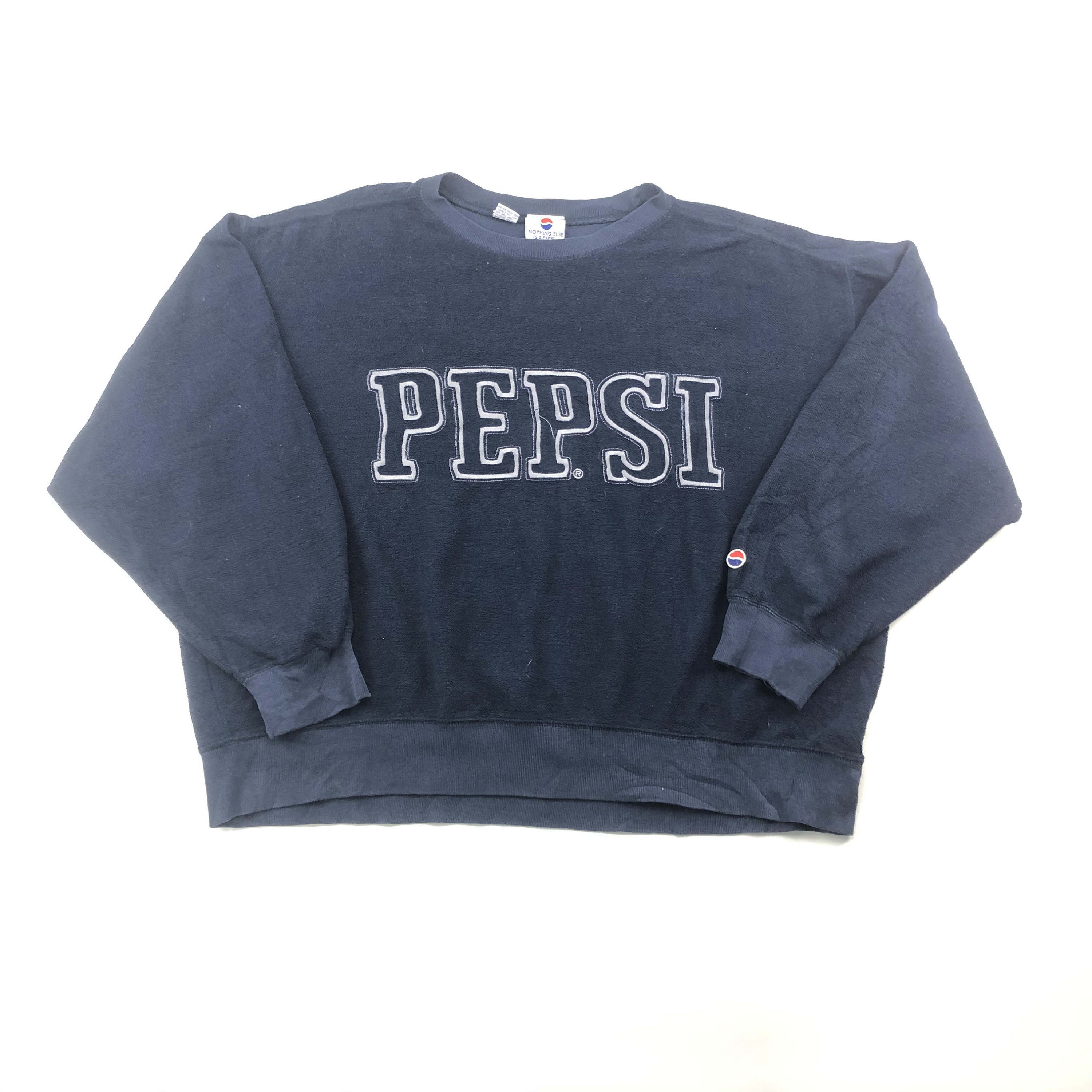 Vintage 90s PEPSI Big Logo Sweatshirt Sz XL | Etsy
