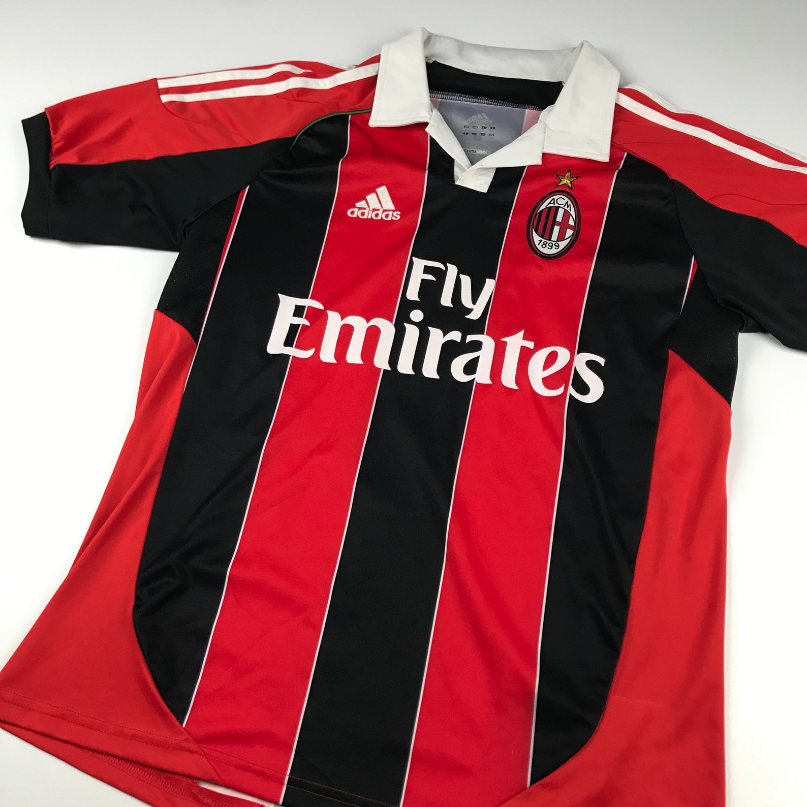 Vintage Adidas A.C Milan 11 Zlatan Soccer Jersey Sz Med Etsy